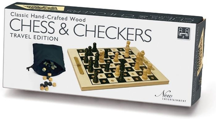 Giros Play Classic Chess & Checkers Silver