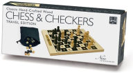 Wooden Travel Chess & Checkers