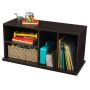 Storage Unit with Shelves in Espresso