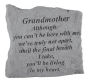 Kay Berry- Inc. 15920 Grandmother Although You Can-t Be Here - Memorial - 5.25 Inches x 5.25 Inches