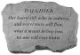 Kay Berry- Inc. 99620 Daughter-Our Hearts Still Ache In Sadness - Memorial - 16 Inches x 10.5 Inches x 1.5 Inches