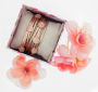 Metallic Circle Charm Bracelet Rose Gold
