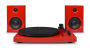Crosley T100 Turntable System In Red