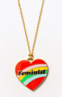 Feminist Heart Pendant