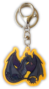 Title: Tairn Fourth Wing Keychain