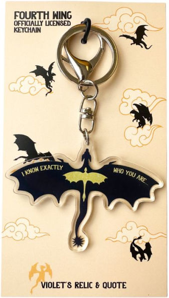 Violet's Relic Fourth Wing Keychain