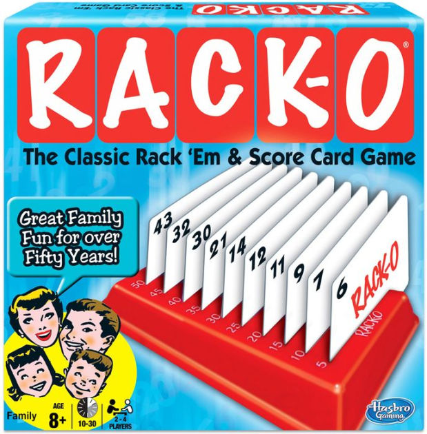 Rack-O Klassisch Rack'em Partitur Kartenspiel Racko Familie Spaß Winning Moves