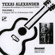 Title: Texas Alexander, Vol. 1: 1927-1928, Artist: Texas Alexander