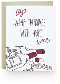 Title: Age/Wine Birthday Card