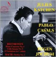 Title: Beethoven: Piano Concerto No. 4; Cello Sonata No. 5 & 32 Variations in C minor; Bach: Partita, Artist: Julius Katchen