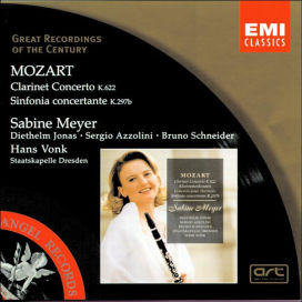 Mozart: Clarinet Concerto, Sinfonia Concertante