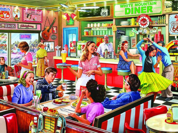 American Diner 1000 Pc Jigsaw Puzzle