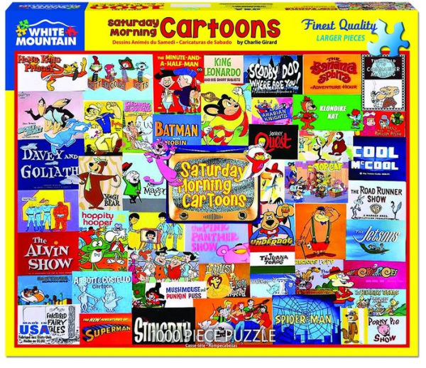 Saturday Morning Cartoons - 1,000 Piece Jigsaw Puzzle