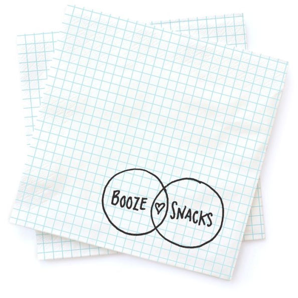 Graph Napkins - 24 Count