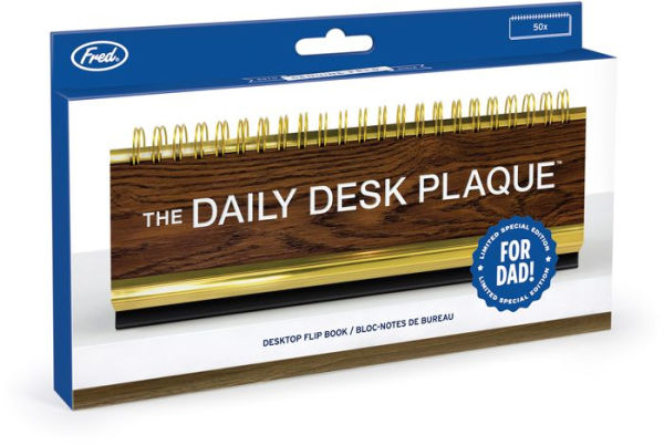 Dad Daily Desk Plaque