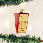 Alternative view 4 of Cheese Wedge Ornament