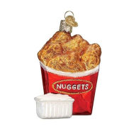 Title: Chicken Nuggets Glass Ornament