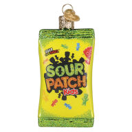 Title: Sourpatch Glass Ornament