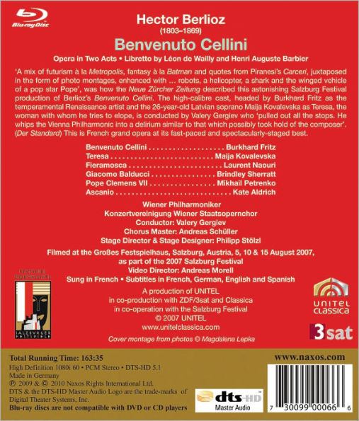 Benvenuto Cellini [Blu-ray]