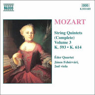 Title: Mozart: Complete String Quintets, Vol. 3, Artist: Eder Quartet