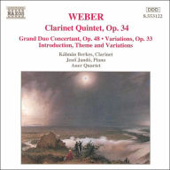 Title: Weber: Clarinet Works, Artist: Kalman Berkes