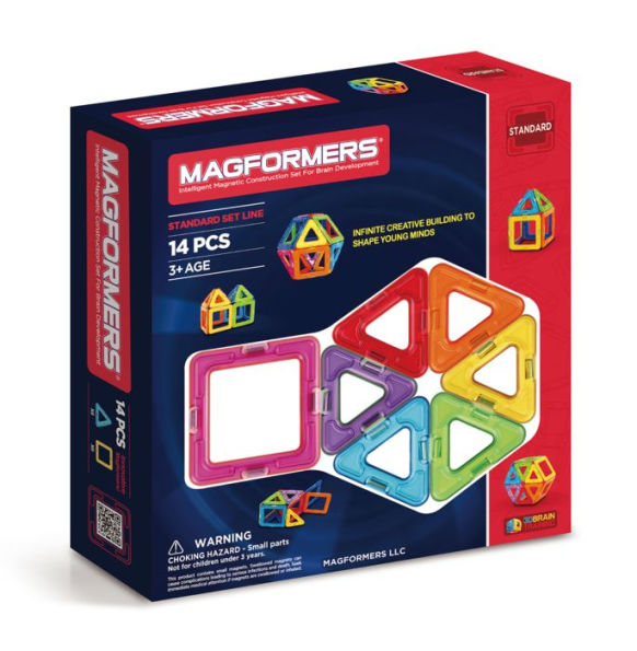 Magformers Rainbow 14 Piece Building Set