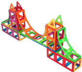 Alternative view 3 of Magfromers Landmark 174 Piece Set