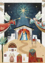 Ornate Nativity And Angels Holiday Boxed Cards, 14 ct