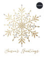 Luxe Snowflake Holiday Boxed Cards, 12 ct