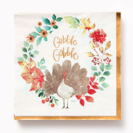 Title: Gobble Gobble Beverage Napkins Set of 20