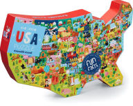 Title: USA 200 pc Puzzle - Shaped Box