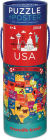 Puzzle & Poster -USA 200 pc