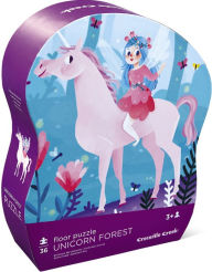 Title: Unicorn Forest 36 pc Shaped Box Floor Puzzle