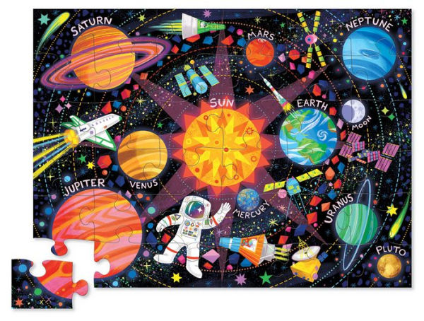 Space Explorer 36 Piece Floor Jigsaw Puzzle