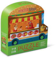 Title: Two Sided/Monster Burger Food Truck 24 Piece Puzzle