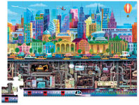 Alternative view 2 of Above and Below - Big City 48 Piece Puzzle