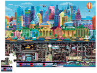 Alternative view 3 of Above and Below - Big City 48 Piece Puzzle