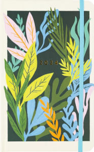 2023-2024 Paper Source Daily Monthly Planner - Botanical