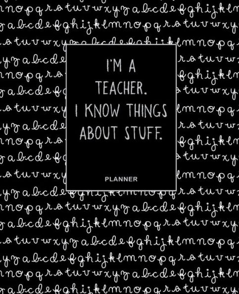 Teacher's Planner Chalkboard