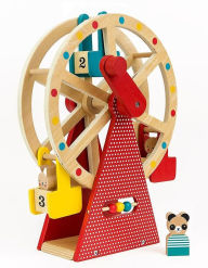 Title: Wooden Ferris Wheel Carnival Play Set