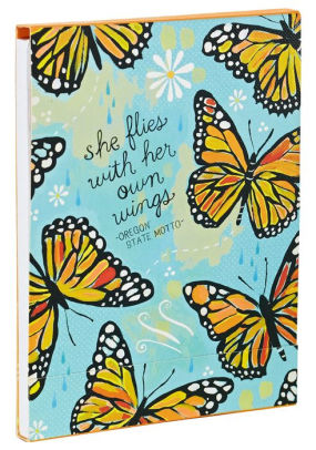 She Flies with Her Own Wings Mini Notepad with Pencil