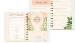 Alternative view 2 of B&N Exclusive Take Care Peach Diamonds Guided Journal