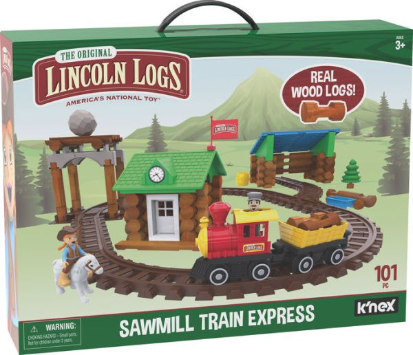 Lincoln Logs Sawmill Train Express