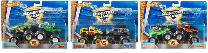 hot wheels monster jam 5 pack