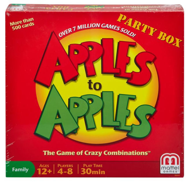 Mattel Apples to Apples Party Box Party Game for sale online 