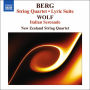 Berg: String Quartet; Lyric Suite; Wolf: Italian Serenade