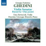 Ghedini: Violin Sonatas; Bizzarria; Due Poemi
