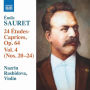 ¿¿mile Sauret: 24 ¿¿tudes-Caprices, Op. 64, Vol. 4 (Nos. 20-24)