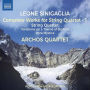 Leone Sinigaglia: Complete Works for String Quartet, Vol. 1