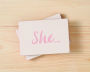 She Notecard set